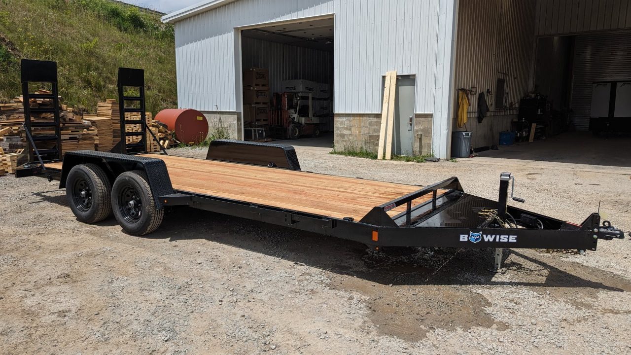 New 2027 BWise 18' Lo Pro Equipment Hauler w/ No Dove