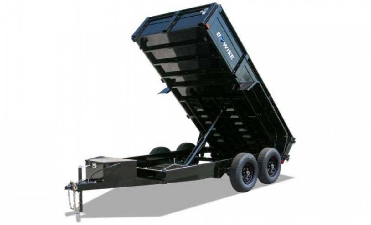 New 2027 BWise 6'9" x 12 Lo Pro Equipment Dump w/ Combo Gate