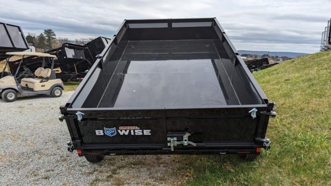 New 2027 BWise 6'9" x 12 Lo Pro Equipment Dump w/ Combo Gate