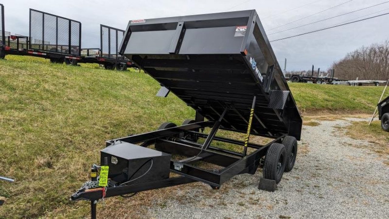 New 2027 BWise 6'9" x 12 Lo Pro Equipment Dump w/ Combo Gate