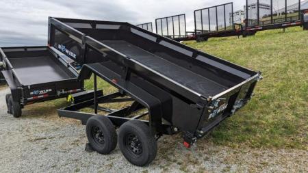 New 2027 BWise 6'9" x 12 Lo Pro Equipment Dump w/ Combo Gate