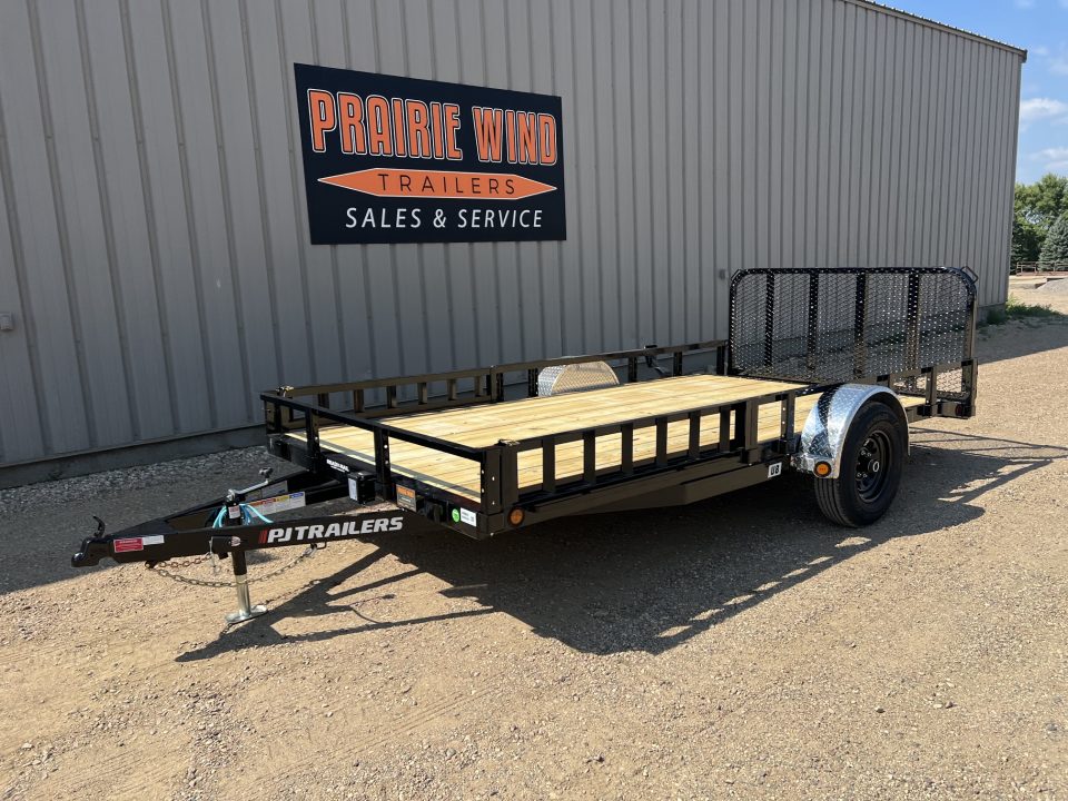 New 2027 PJ Trailers 14' ATV Utility U8 5K Axle Utility Trailer