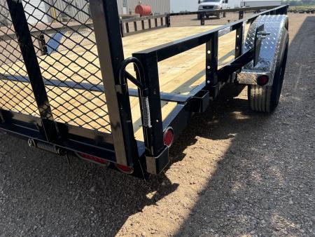 New 2027 PJ Trailers 14' ATV Utility U8 5K Axle Utility Trailer