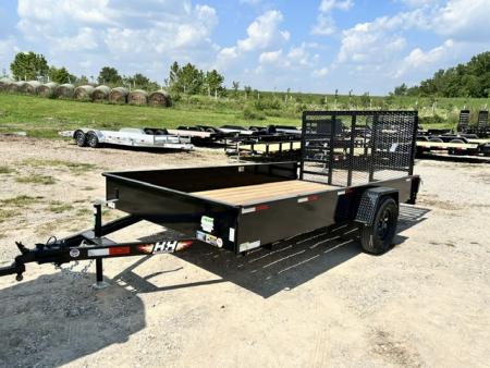 New 2027 H&H Trailers 82X12 SOLID SIDE W/LADDER GATE Utility Trailer