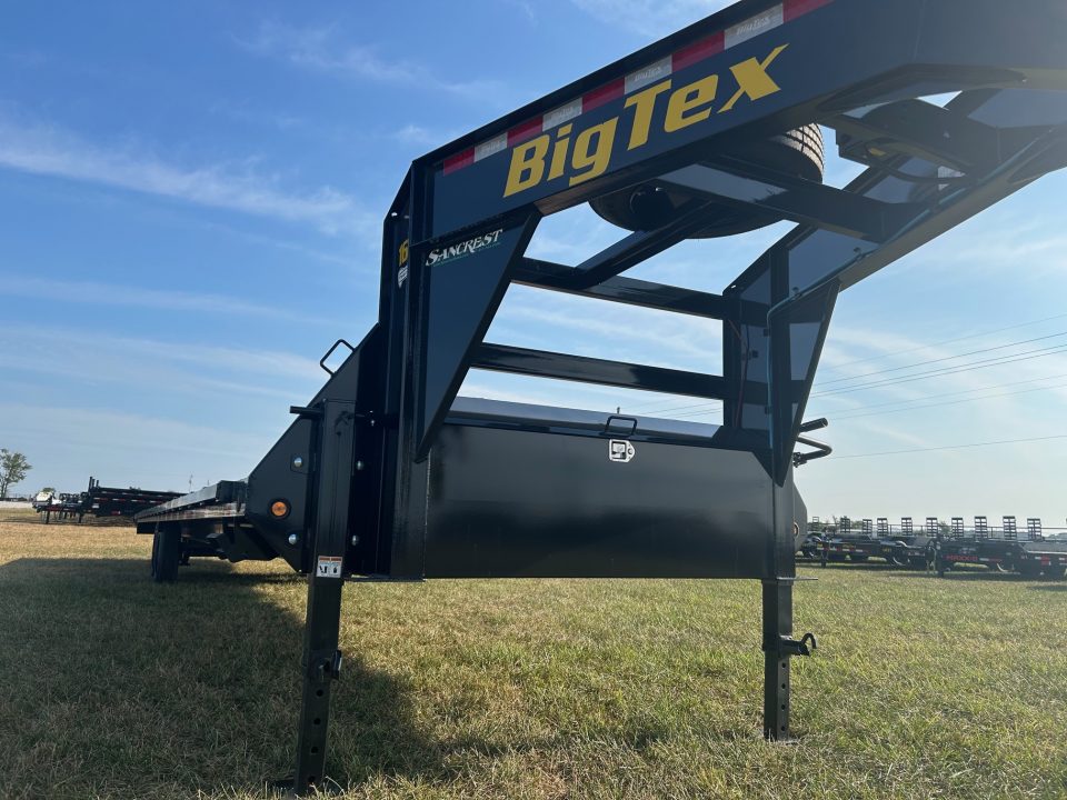 New 2027 Big Tex 102x40 Tandem 17.5K GN Straight Deck w/ Slide In Ramps