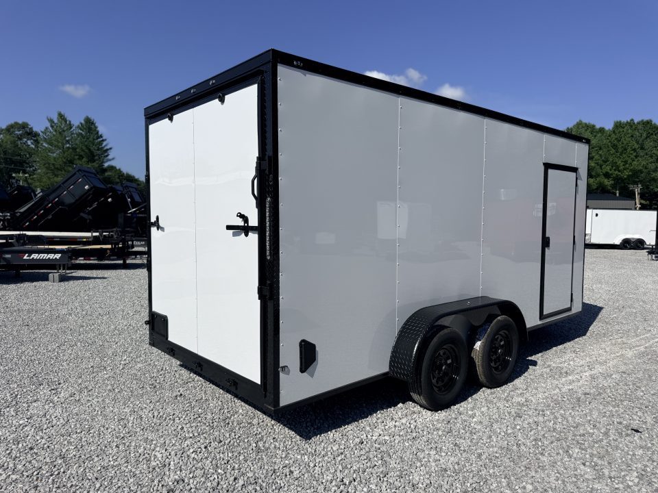 New 2027 Cargo United 7x16 TA (7FT HT) BLACKOUT .80 Polycore Cargo / Enclosed Trailer