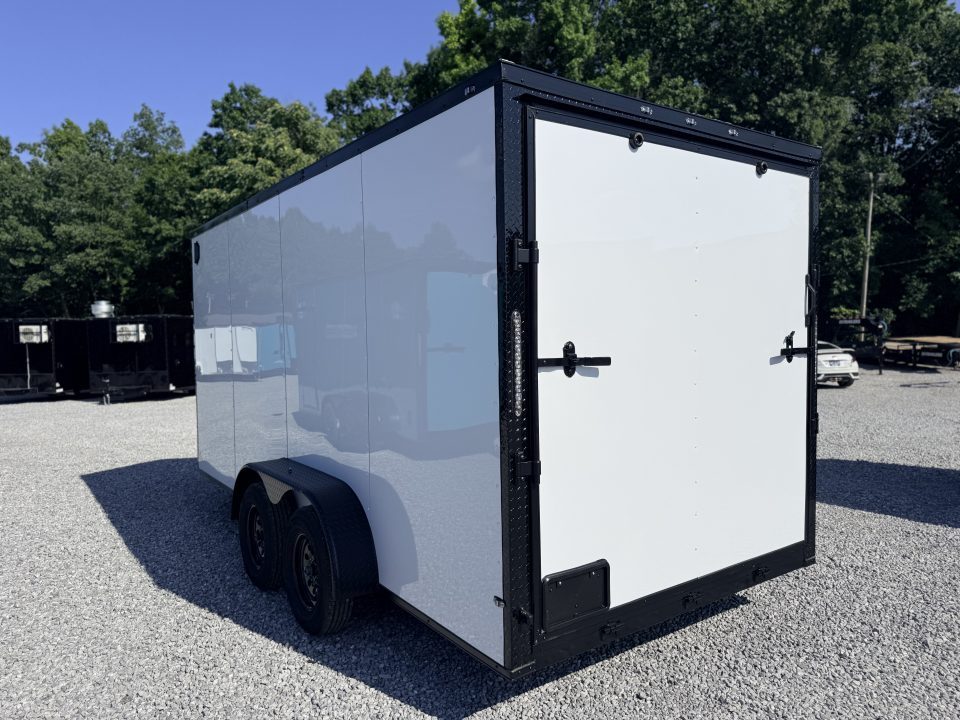 New 2027 Cargo United 7x16 TA (7FT HT) BLACKOUT .80 Polycore Cargo / Enclosed Trailer