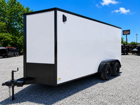 New 2027 Cargo United 7x16 TA (7FT HT) BLACKOUT .80 Polycore Cargo / Enclosed Trailer