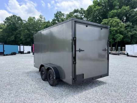 New 2027 Cargo United 7x14 TA (7FT HT) BLACKOUT .80 Polycore Cargo / Enclosed Trailer