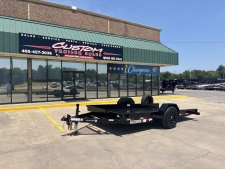 New #038605 2027 DIAMOND T SLT 14 X 79 SINGLE AXLE 7K SCISSOR LIFT TILT TRAILER W/ SPARE