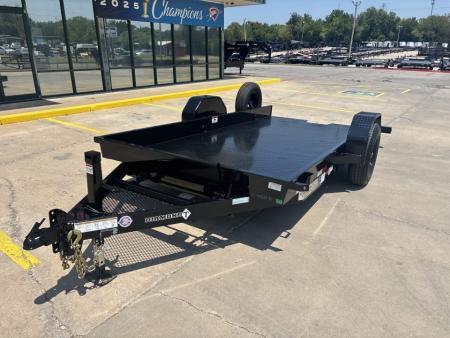New #038605 2027 DIAMOND T SLT 14 X 79 SINGLE AXLE 7K SCISSOR LIFT TILT TRAILER W/ SPARE