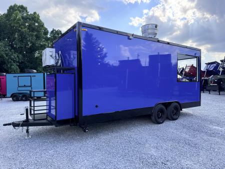 New 2026 Other 8.5X20 BBQ (FULLY EQUIPPED W/FIRE SUPRESSION) CONCESSION TRAILER Concession