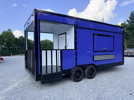 New 2026 Other 8.5X20 BBQ (FULLY EQUIPPED W/FIRE SUPRESSION) CONCESSION TRAILER Concession