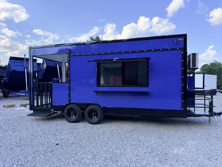 New 2026 Other 8.5X20 BBQ (FULLY EQUIPPED W/FIRE SUPRESSION) CONCESSION TRAILER Concession