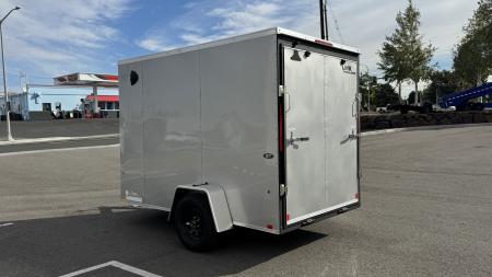 New 2027 Look Trailers 6 x 10 ST DLX Flat Top V-Nose 3K Cargo / Enclosed Trailer