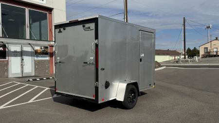 New 2027 Look Trailers 6 x 10 ST DLX Flat Top V-Nose 3K Cargo / Enclosed Trailer