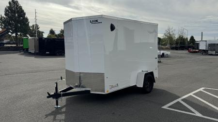 New 2027 Look Trailers 6 x 10 ST DLX Flat Top V-Nose 3K Cargo / Enclosed Trailer
