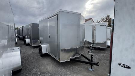 New 2027 Look Trailers 6 x 10 ST DLX Flat Top V-Nose 3K Cargo / Enclosed Trailer