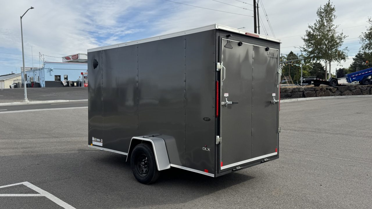 New 2027 Look Trailers 6 x 12 ST DLX Flat Top V-Nose 3K Cargo / Enclosed Trailer