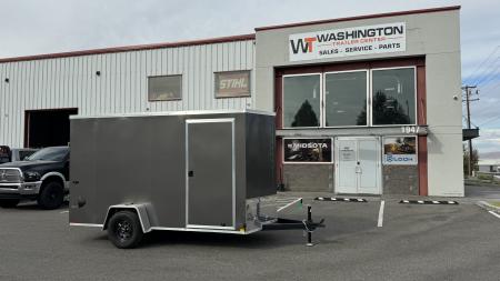 New 2027 Look Trailers 6 x 12 ST DLX Flat Top V-Nose 3K Cargo / Enclosed Trailer