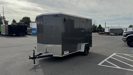 New 2027 Look Trailers 6 x 12 ST DLX Flat Top V-Nose 3K Cargo / Enclosed Trailer