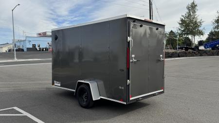 New 2027 Look Trailers 6 x 12 ST DLX Flat Top V-Nose 3K Cargo / Enclosed Trailer