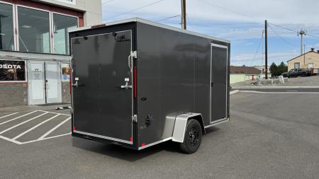 New 2027 Look Trailers 6 x 12 ST DLX Flat Top V-Nose 3K Cargo / Enclosed Trailer