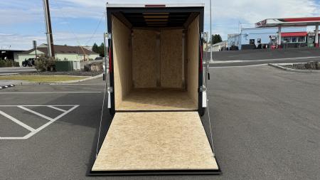 New 2027 Look Trailers 6 x 12 ST DLX Flat Top V-Nose 3K Cargo / Enclosed Trailer