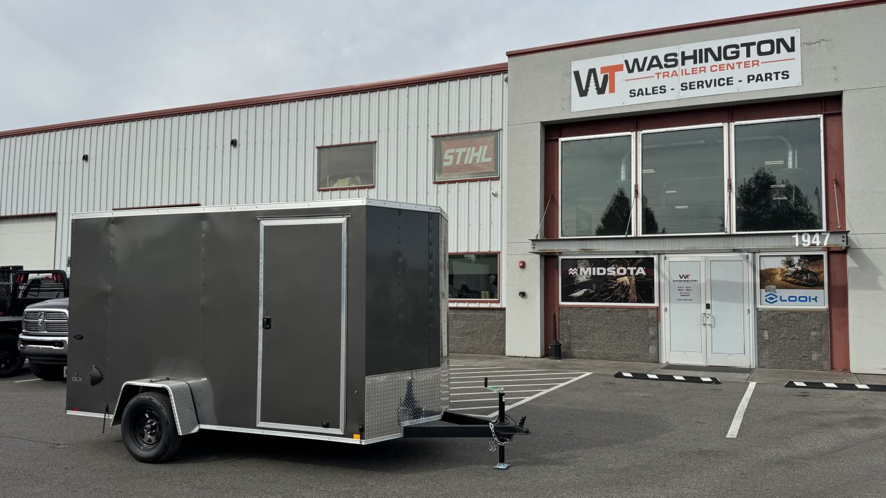 New 2027 Look Trailers 6 x 12 ST DLX Flat Top V-Nose 3K Cargo / Enclosed Trailer