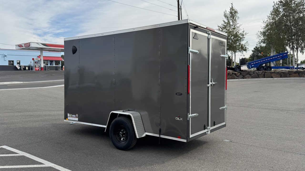 New 2027 Look Trailers 6 x 12 ST DLX Flat Top V-Nose 3K Cargo / Enclosed Trailer