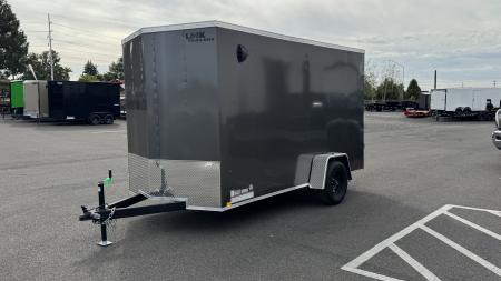 New 2027 Look Trailers 6 x 12 ST DLX Flat Top V-Nose 3K Cargo / Enclosed Trailer