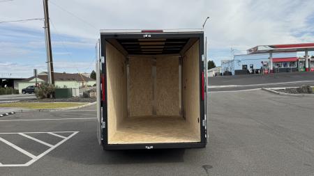 New 2027 Look Trailers 6 x 12 ST DLX Flat Top V-Nose 3K Cargo / Enclosed Trailer