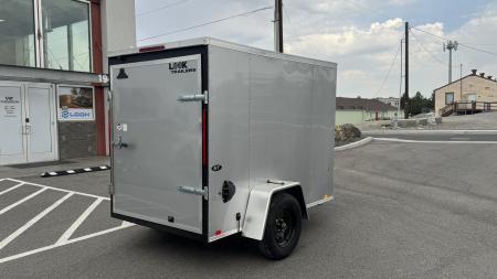 New 2027 Look Trailers 5X8 ST DLX FLAT TOP V-NOSE 3K Cargo / Enclosed Trailer