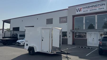 New 2027 Formula Trailers 6 x 10 Conquest SE Flat Top Sloped V-Nose 3K Cargo / Enclosed Trailer