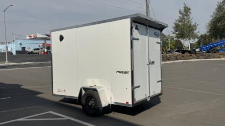 New 2027 Formula Trailers 6 x 10 Conquest SE Flat Top Sloped V-Nose 3K Cargo / Enclosed Trailer