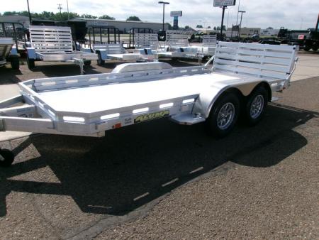 New 2027 Aluma 7814TA-EL-BT-RTD Utility Trailer