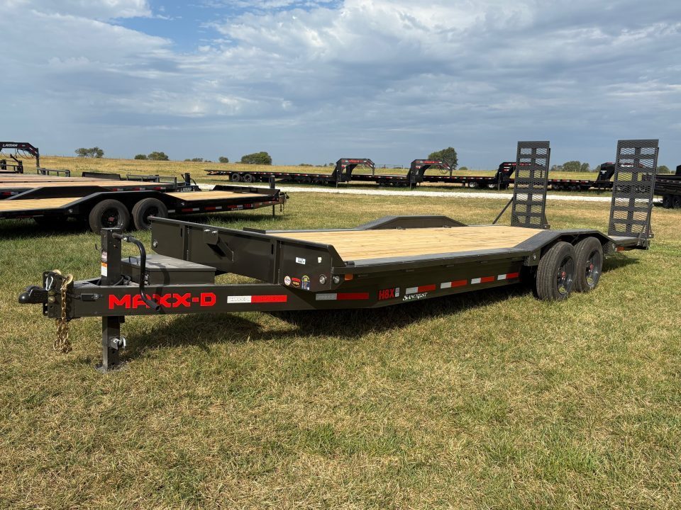 New 2027 MAXX-D 102x24 Tandem 17.5K Equipment Trailer W/ Drive Over Fenders
