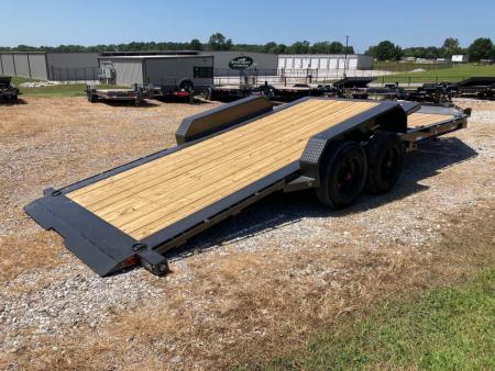 New 2027 MAXX-D 83x22 TANDEM 16K W/ 6' STATIONARY DECK, 16' TILT DECK & TOOLBOX Tilt Trailer