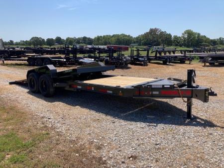 New 2027 MAXX-D 83x22 TANDEM 16K W/ 6' STATIONARY DECK, 16' TILT DECK & TOOLBOX Tilt Trailer