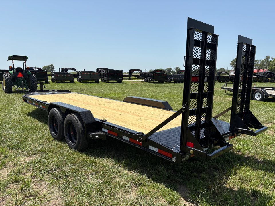 New 2027 MAXX-D 83x22 Tandem 17.5K Equipment Trailer W/ Stand Up Ramps