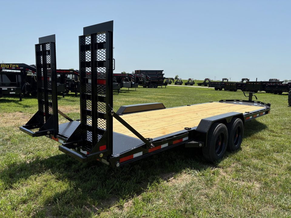 New 2027 MAXX-D 83x22 Tandem 17.5K Equipment Trailer W/ Stand Up Ramps