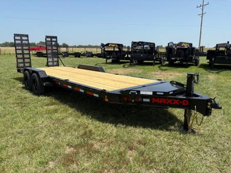 New 2027 MAXX-D 83x22 Tandem 17.5K Equipment Trailer W/ Stand Up Ramps