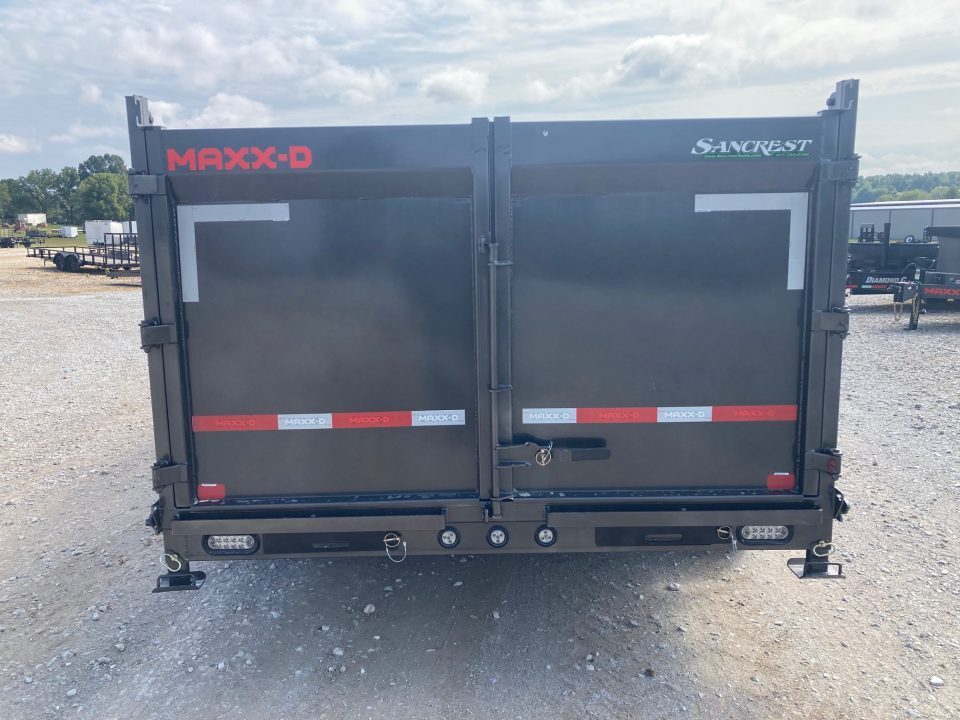 New 2027 MAXX-D 83X16 TANDEM 17.5K DUMP W/ 7GA FLOOR, 4' SIDES, SLIDE IN RAMP & WIRELESS REMOTE Dump Trailer