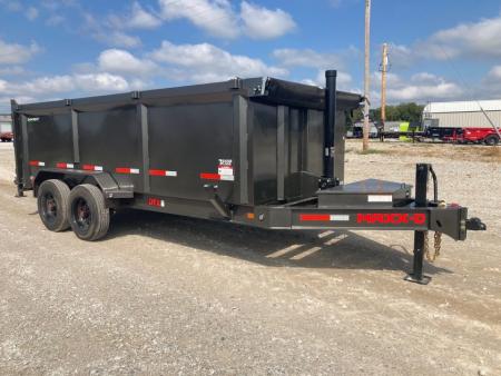 New 2027 MAXX-D 83X16 TANDEM 17.5K DUMP W/ 7GA FLOOR, 4' SIDES, SLIDE IN RAMP & WIRELESS REMOTE Dump Trailer