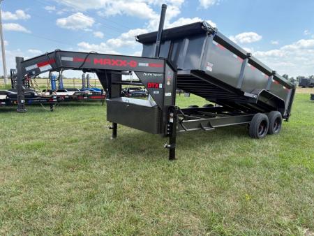 New 2027 MAXX-D 83x16 Tandem 18K Telescopic Dump Trailer W/ 3' Sides & Wireless Remote