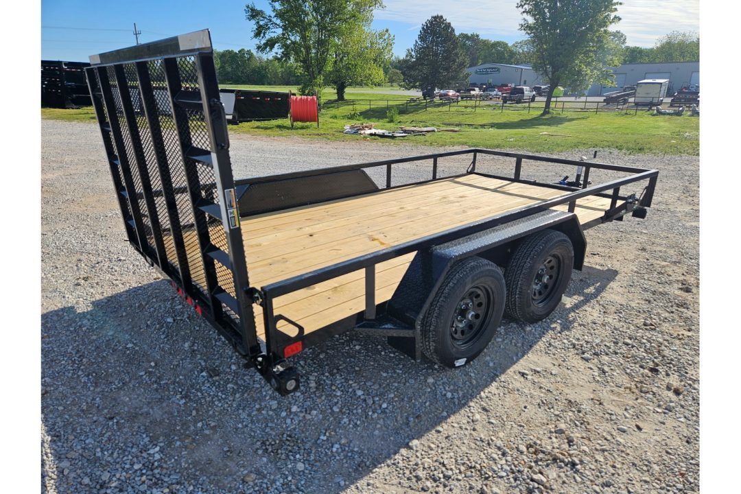 New 2026 Load Trail 83X14 TANDEM 7K TUBE TOP UTILITY W/4' SPRING GATE