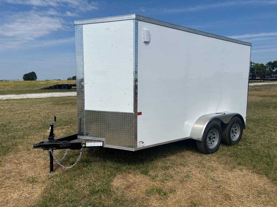 New 2027 Rock Solid 6x12 Tandem Cargo 2/ Ramp Door, .080 Sheeting, & 6'6" Interior Height