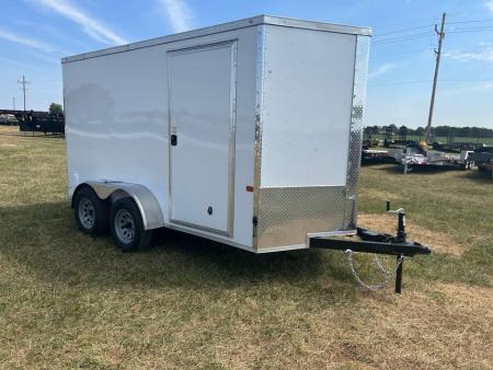 New 2027 Rock Solid 6x12 Tandem Cargo 2/ Ramp Door, .080 Sheeting, & 6'6" Interior Height
