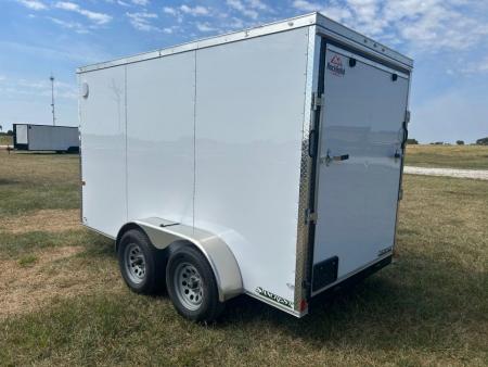 New 2027 Rock Solid 6x12 Tandem Cargo 2/ Ramp Door, .080 Sheeting, & 6'6" Interior Height