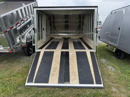 New 2027 Mission MFS 102X12 CROSSOVER Snowmobile Trailer CALIBER PACKAGE OF TRACK MATS AND SKI GUIDES